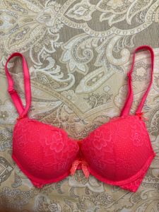 Pink Lace Bra
