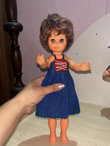Vintage Doll ( stain on the face)