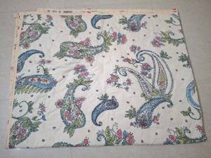 Paisley Print comforter full size double Bed