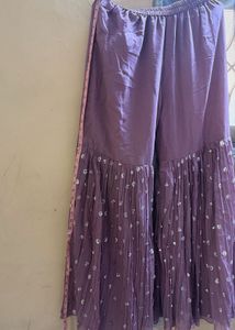 Embellished shararah Set with Palazzo Pants