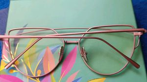 Rose Gold Geometric Cat-Eye Glasses
