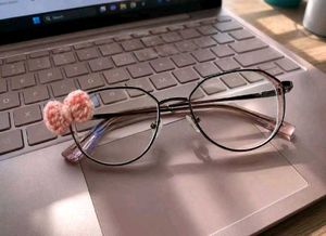 Cute Pink Pom Eyeglass