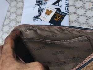 Coach khaki Chain shoulder bag with charm