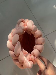 Pink Knit Handbag
