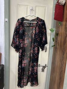 Floral Print Kimono Jacket