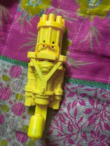 Yellow Bubble Gun Toy