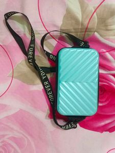 Cute Teal Mini Bag with Strap