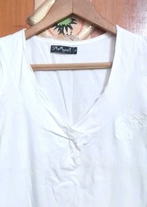 Brand New soft Cute Cotton White Top