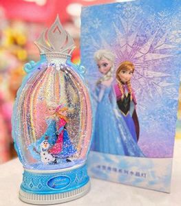 Frozen Sisters Musical Snow Globe with Lights