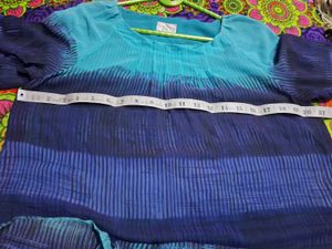 Stylish Blue Tunic Top