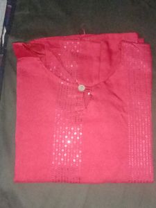Red Sequin Top