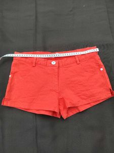 Red Summer Shorts