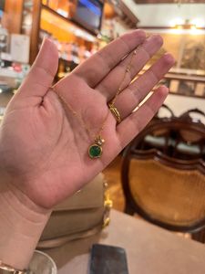 Elegant Green Gemstone Necklace