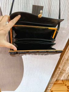 Chic Black Leather Shoulder Bag