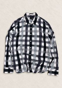 Van Heusen Gingham Check Long Sleeve Shirt