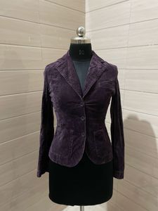 H&amp;M fitted y2k Velvet Blazer - Stylish &amp; Chic