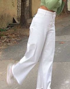 White Wide Leg Jeans