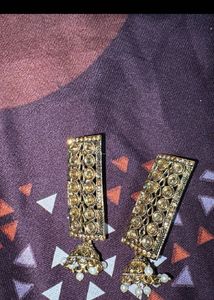 Traditional Gold Jhumka Earrings