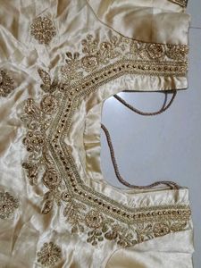 Golden Saree Blouse