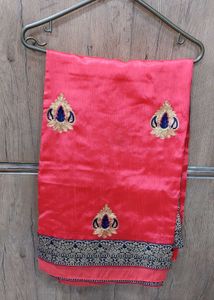 Beautiful Silk Saree With Stiched Blouse