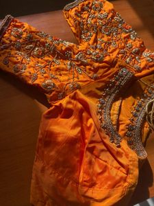 ONLY TODAY OFFER 👈🏻💕💥Embroidered Orange Blouse