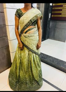 Branded Lehenga And Saree 2 In One