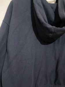 Cropped Black Zip-Up Hoodie