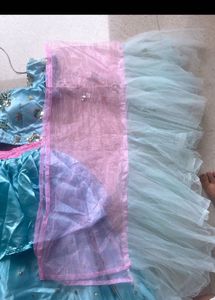 Designer Blue &amp; Pink Lehenga Choli