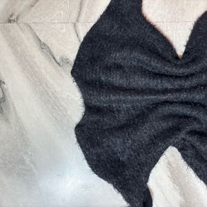 Fluffy Black Sweater