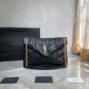 Saint Laurent Black Leather Shoulder Bag