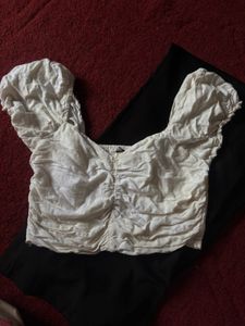 Chic Ruched Crop Top