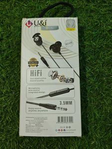 flower perfume wired Earphones black
