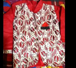 Festive Boys' Kurta & Waistcoat Set