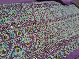 Stitched suit silk