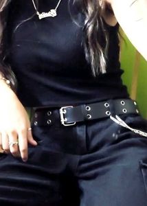 Black Studded Belt