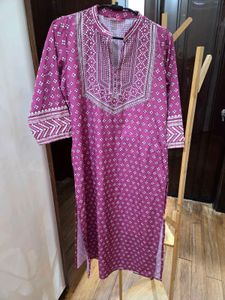 🎉Today only🎉Elegant Purple Printed Kurta