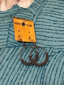 oxidised jhumka