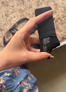 Comfortable Black Cotton Bra