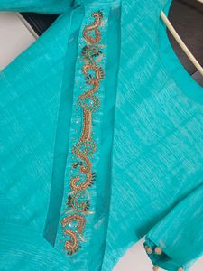 Gown With Cold Shoulder Style