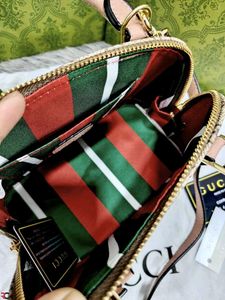 GG SUPREME CANVAS  MINI DOME SHAPED SLING BAG*