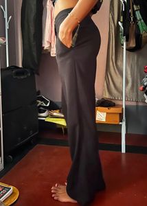 Classic Black Wide-Leg Trousers