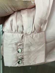 PURE SATIN MYND BRANDED TOP FOR M &amp;L
