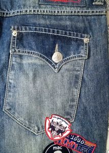 🔥 RARE VINTAGE JNCO Style Y2K MAC BAGGY JEANS 🔥