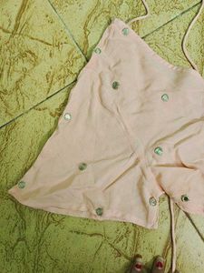 Bohemian Ombre Mirror Work Kurti