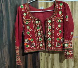 Navratri embroidered shrug