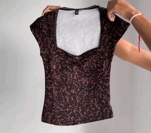 cheetah print IT Girl Top