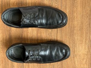 Classic Black Leather Loafers