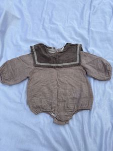Cute Baby Girl Sailor Romper