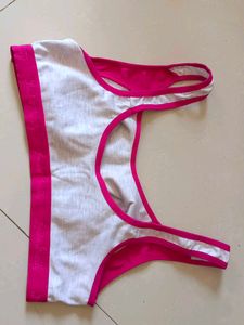 Stylish Pink Sports Bra
