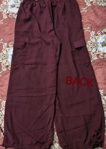 Maroon Cargo Pants